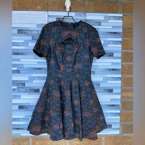 Markus Lupfer x ASOS leather skater dress size 6 - Picture 4 of 14